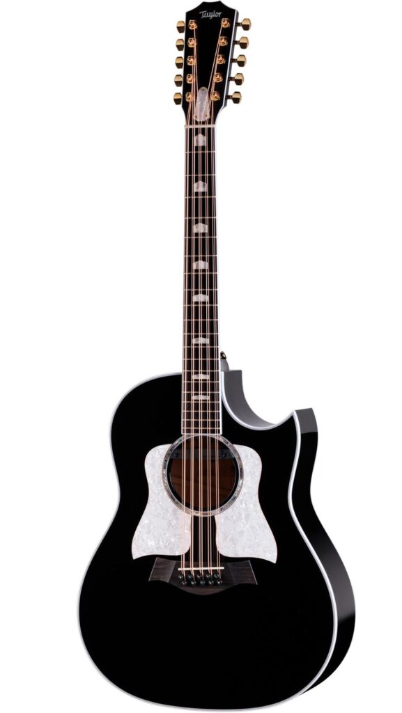 Image of the Taylor 657ce Bajo Quinto from the Somos Collection guitars