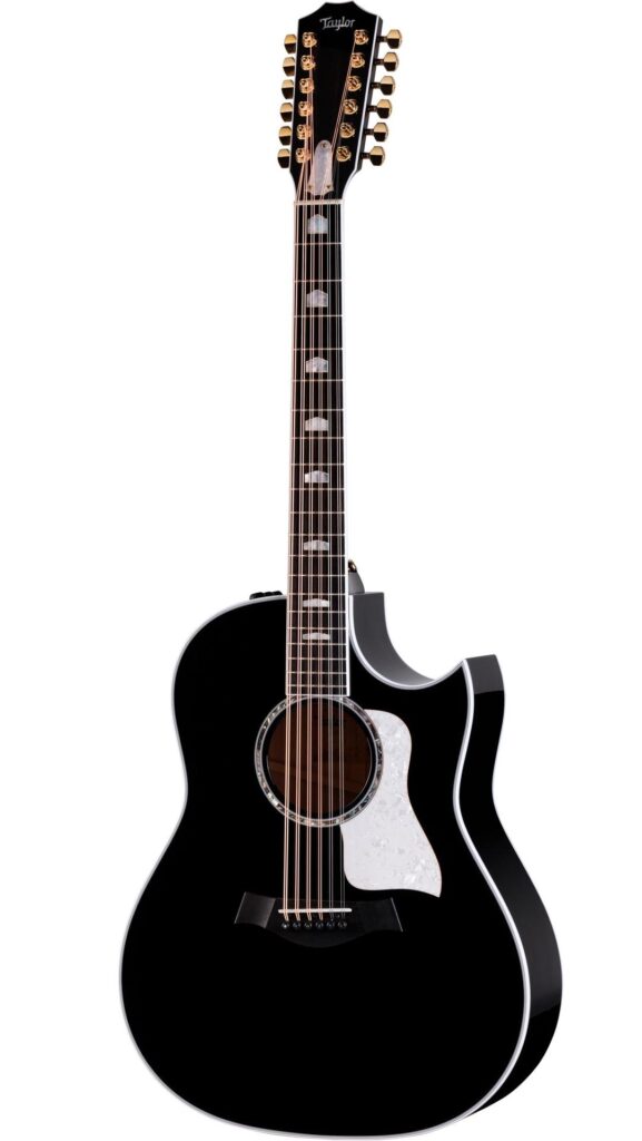 Image of the Taylor 657ce Doce Doble from the Somos Collection guitars