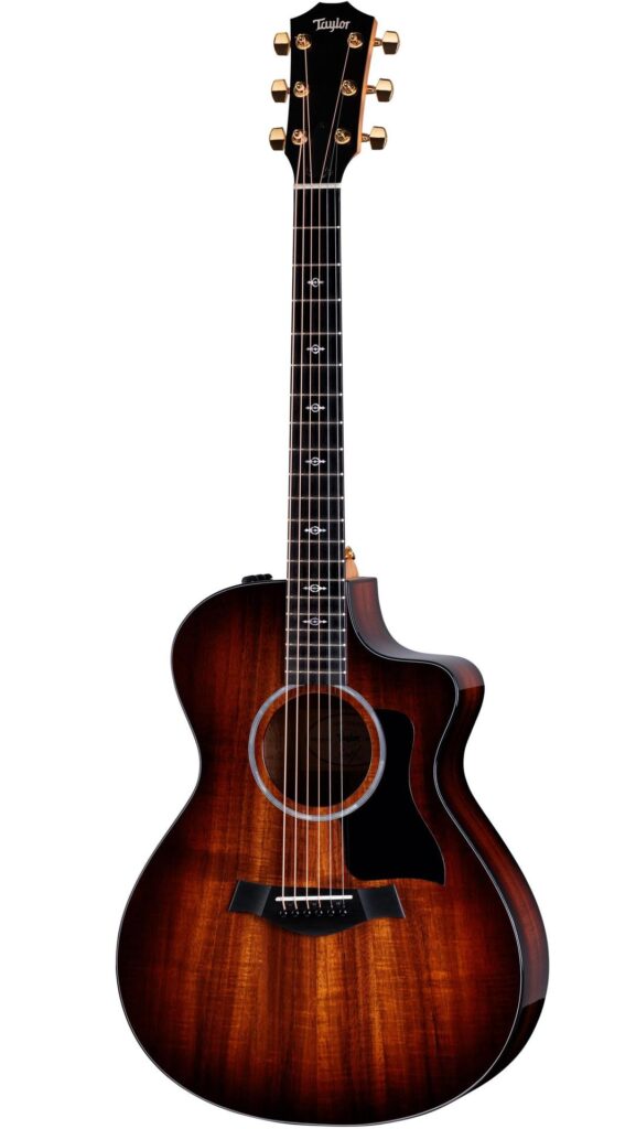 Image of Taylor 222ce-K DLX acoustic-electric guitar, on sale for Black Friday guitar deal