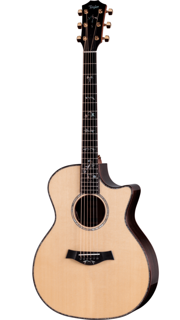 Taylor Legacy 914ce acoustic-electric guitar with rosewood back and sides, spruce top and abalone inlays